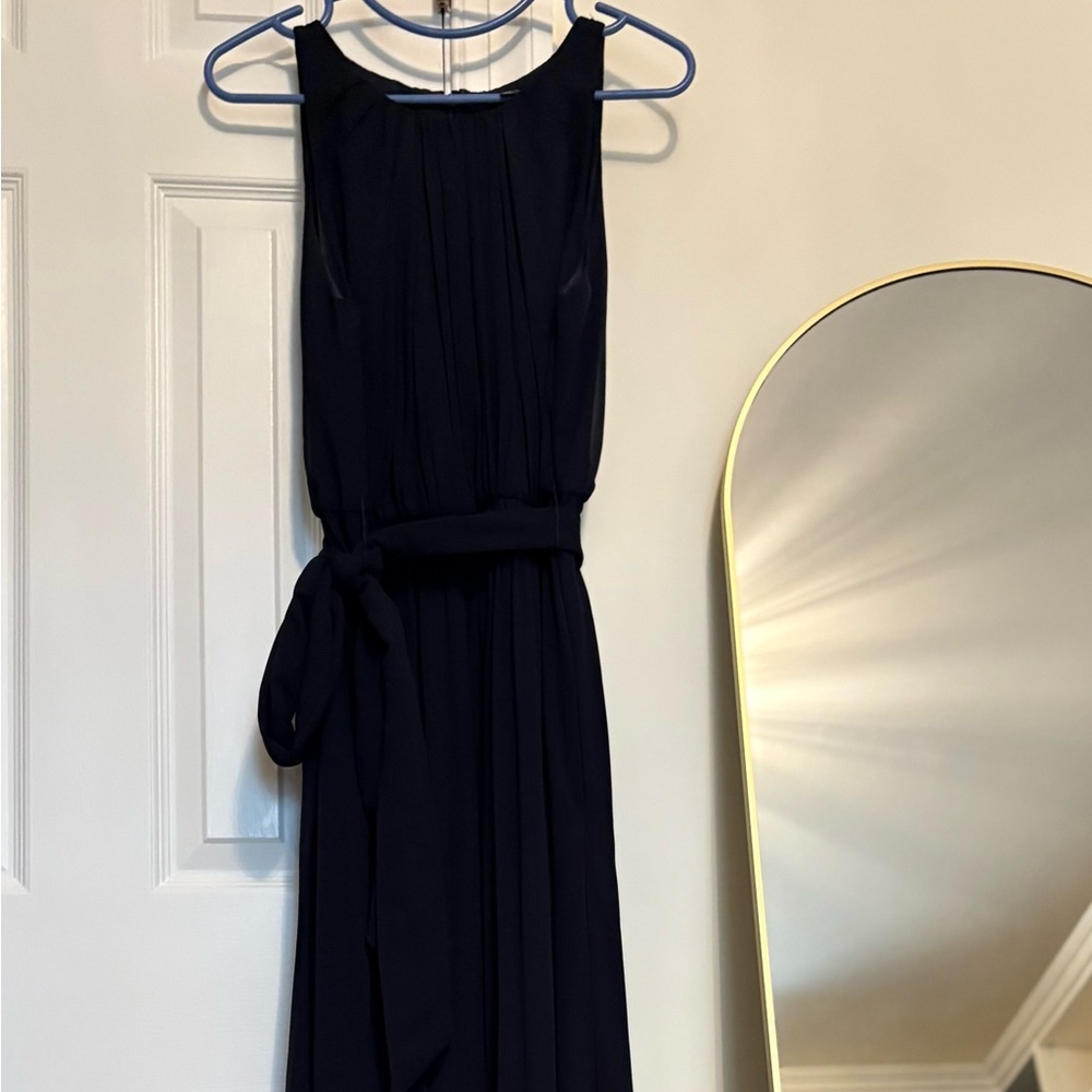 Badgley Mischka Navy Maxi Dress